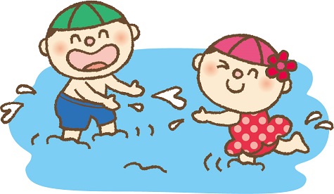子供　水遊び　熱中症対策