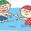 子供　水遊び　熱中症対策